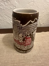 Hamm's Bear Beer Salutes Oktoberfest Stein 1973 Ceramarte Brazil MINT - 1 picture