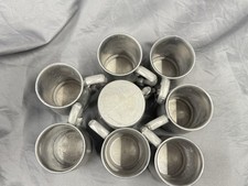 Vintage Crown-Castle Ltd Tankards Set of 8 Made in USA 4.5” Mugs picture
