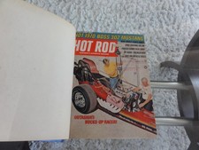 HOT ROD Magazine Vintage Binding Complete 1970 Full Year – 12 Issues Jan–Dec Wow picture