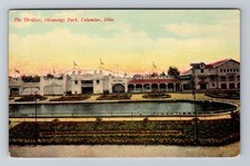 Columbus, OH-Ohio, Olentangy Park Thrillers Ye Olde Mill Vintage Postcard picture