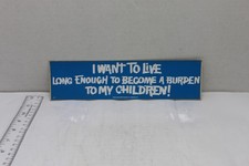 10in x 3in Bumper Sticker 