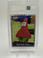 2025 Topps Chrome Spongebob 25th Anniversary Patrick Star Wave Refractor /175 picture
