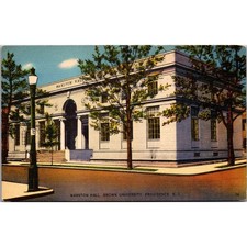 Marston Hall Brown University Providence RI Vintage Postcard SPG23 picture