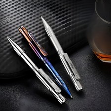 Titanium Alloy EDC Bolt Action Tactical Pen Writing Tool Outdoor Survival Pen picture