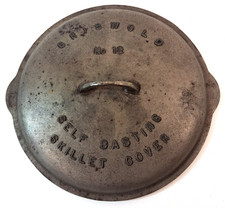 RARE Vintage GRISWOLD Erie PA 472 Cast Iron SELF BASTING Skillet COVER Lid No 12 picture