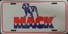 Vintage Mack License Plate Truck Tag Embossed Metal New Old Stock #2155 picture