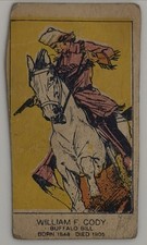 1923 W515-1 William F Cody Buffalo Bill Hand Cut Strip Card picture
