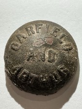 1880 James Garfield & Arthur Presidential Campaign Button Rare Original Antique picture