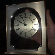 Seth Thomas Quartz Devonshire Mantle Clock Pre-Owned Works Great New Batteries  picture