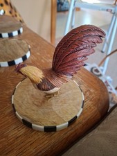Rooster  Resin  Figurine By Teresa Kugut 2004 picture
