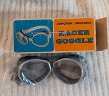 Vintage Racing Goggles Donavan Industries 1950s era goggles  picture