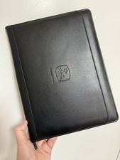 John Deere Tractor Logo Vinyl Portfolio Padfolio Folder With Working Calculator picture