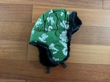 Russian White Berezka Ushanka Hat - Size 62-64 picture