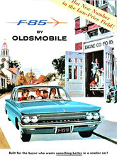 ORIGINAL 1961 OLDSMOBILE F-85 SALES BROCHURE CATALOG ~ 12 PAGES ~ 5.25