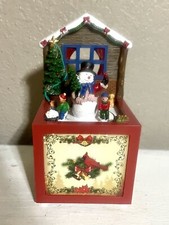 Nature's Mark Animated Christmas LED Lighted/Musical Santa and rotating skaters picture