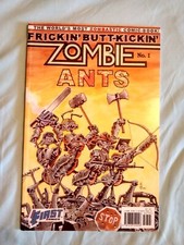 FRICKIN' BUTT-KICKIN' ZOMBIE ANTS V. 1- Stern & Fillbach, '11 FIRST 1st PB Print picture