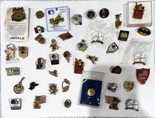 1984 Summer Olympic Games Los Angeles Pin Collection Display Vintage | Lot of 41 picture