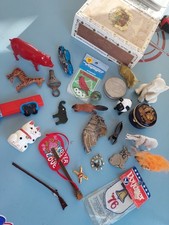 1 Lb Vtg Antique Junk Drawer Lot Smalls Toys Figures Trinkets Resell Display picture