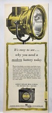 1953 Delco Battery GM MCM Retro Original Print Ad 50's Life Magazine picture