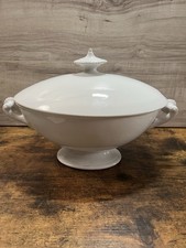 Antique Bridgwood & Son Porcelaine Opaque Covered Vegetable Tureen White picture