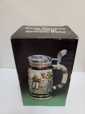 Avon 1983 Great American Football Ceramic Beer Stein picture