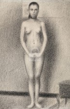 Georges Seurat, Study for Poseuses *Art Postcard NEW picture