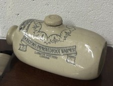 Antique Doulton’s Improved Foot Warmer, Lambeth Pottery London picture