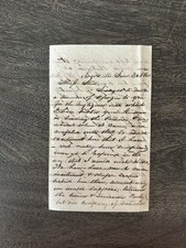 1863 Civil War Rogersville TN Letter Group Basil Duke Andrew Johnson content picture