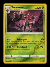 Trevenant 7/145 Pokemon Guardians Rising Holo Trading Card TC picture