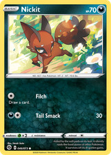 NICKIT C 046/073 CHAMPION'S PATH POKEMON LP. picture