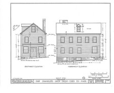 Salem Massachusetts 1799 Ship Chandler's Shop Federal North Streets HABS picture
