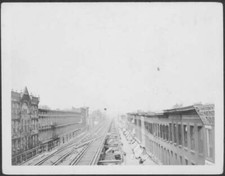 View from elevated railroad Fulton Street at Franklin Avenue- New York Photo 1 picture