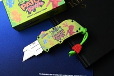 RARE Vault EDC Custom Utility Knife - Sour Patch Ltd Ed Random SN# w/ Wkrmn Bead picture