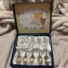 Rilakkuma ABC Cooking Studio Spoon 5pc Set Kitchen Utensils Unused picture