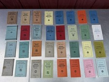 Lot of 32 Vintage Knox County School Directory Booklets Ephemera Galesburg ILL picture