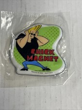 Johnny Bravo Chick Magnet Refrigerator Puffy Cartoon Network 2000 VTG  picture