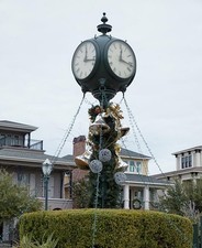 Photo:Pensacola Florida Christmas Street Clock Holiday Decoration 2010s picture