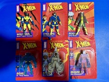 Heroes & Villains X-Men Pin Lot Wolverine Rogue Magneto Gambit Beast Storm  picture