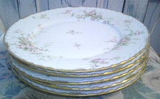 5 Theodore Haviland Limoges France Roses 9.75