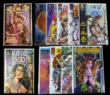 LOT (11) Kaos Moon David Boller SIGNED Tusk Caliber Burning Circle Variant RARE picture