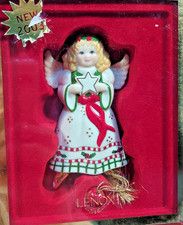 Vintage 2003 Lenox Movers & Shakers Christmas Angel Ornament NOS picture