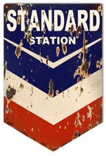 STANDARD STATION CHEVRON RED WHITE BLUE 18