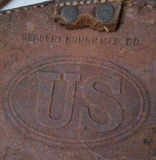 WW1? Vintage U.S. Military Horse Trace Hardware Chain, Leather and Metal Brushes picture