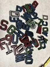 Vintage 1940’s Children Alphabet Letters- Big LOT for Crafts, Signage, Art 40+ picture