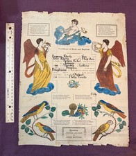 antique original PA Dutch FRAKTUR from 1830  ESTATE SALE FIND picture