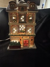 Dicken’s Keepsafe Grand Hotel Lighted Christmas House Vintage 1994 Village picture