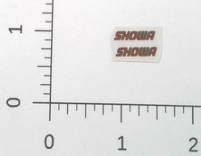 Showa Suspension Logo Miniature Motocross Toy Replacement Sticker Decal picture
