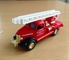 Classic ladder truck pullback car fire engine retro antique minicar picture