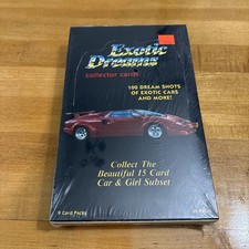 1992 EXOTIC DREAMS COLLECTOR CARDS PREMIER EDITION BOX FACTORY SEALED *  RARE * picture