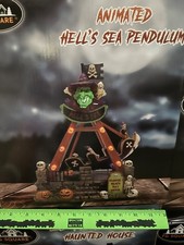 FG Square Lemax Hell's Sea Pendulum Pirate Ship Halloween Village Carnival Ride picture
